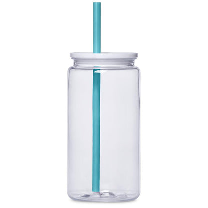 Altitude Mina Plastic Tumbler and Straw - 550ml