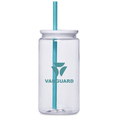 Altitude Mina Plastic Tumbler and Straw - 550ml