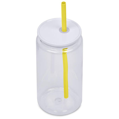 Altitude Mina Plastic Tumbler and Straw - 550ml