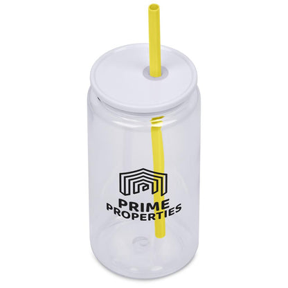 Altitude Mina Plastic Tumbler and Straw - 550ml