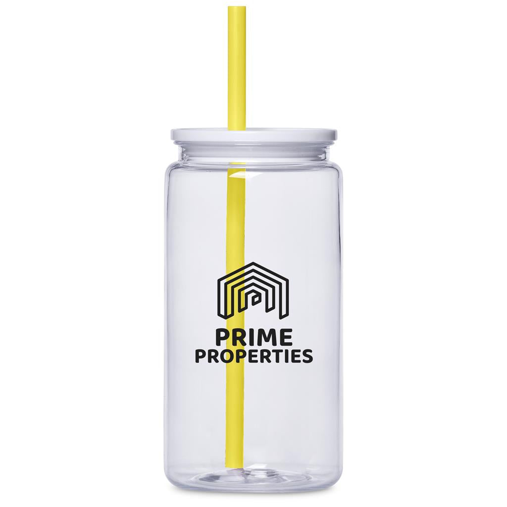 Altitude Mina Plastic Tumbler and Straw - 550ml