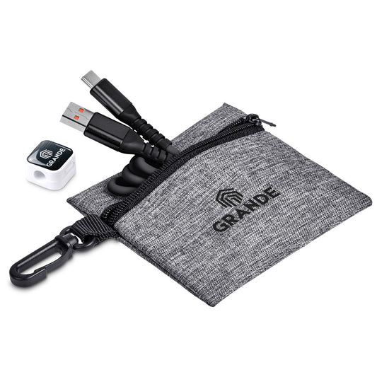 Altitude Tale Charging Cable & Clip in Clip Pouch