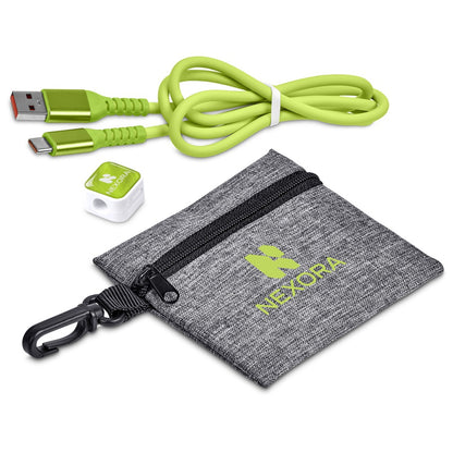 Altitude Tale Charging Cable & Clip in Clip Pouch