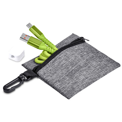 Altitude Tale Charging Cable & Clip in Clip Pouch