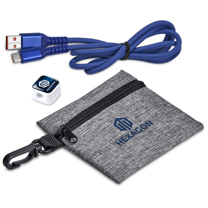 Altitude Tale Charging Cable & Clip in Clip Pouch