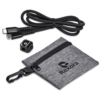 Altitude Bara Charging Cable & Clip in Clip Pouch