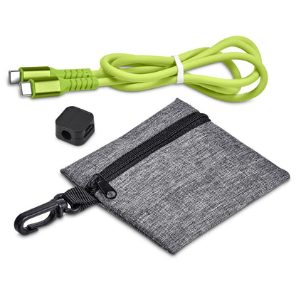 Altitude Bara Charging Cable & Clip in Clip Pouch