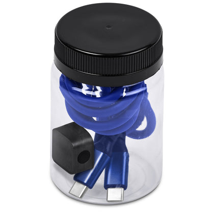 Altitude Raiv Charging Cable And Clip in Jar