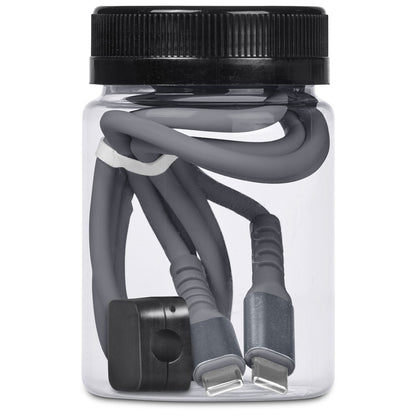 Altitude Raiv Charging Cable And Clip in Jar