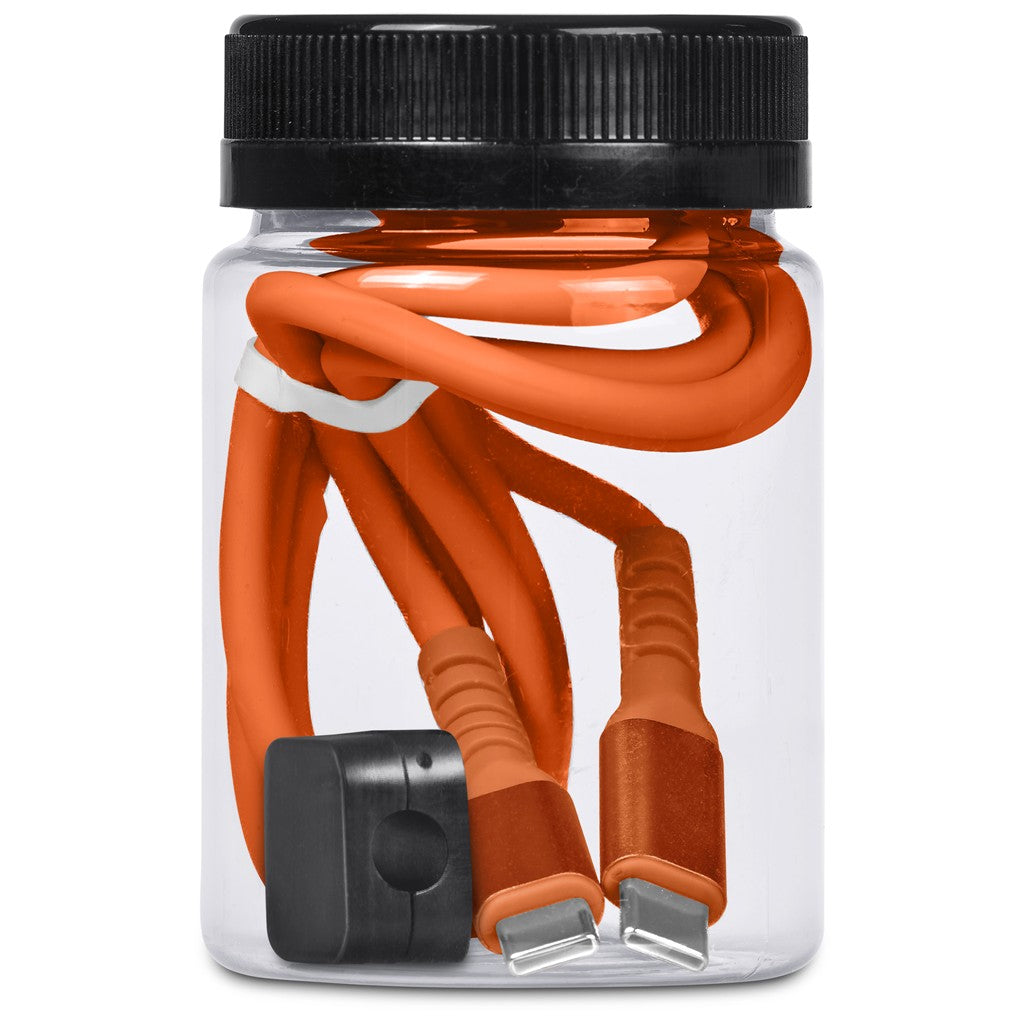 Altitude Raiv Charging Cable And Clip in Jar