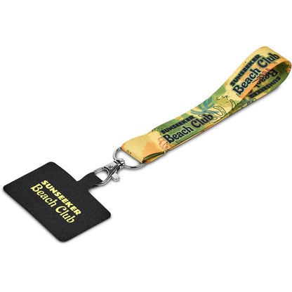 Altitude Rambler Single-Sided Sublimated Satin Wrist Phone Strap
