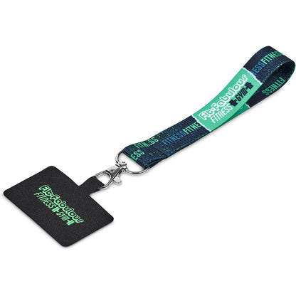 Altitude Rambler Single-Sided Sublimated Satin Wrist Phone Strap