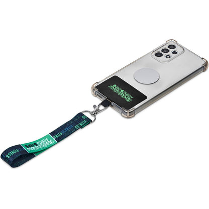Altitude Rambler Single-Sided Sublimated Satin Wrist Phone Strap