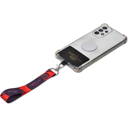 Altitude Rambler Single-Sided Sublimated Satin Wrist Phone Strap