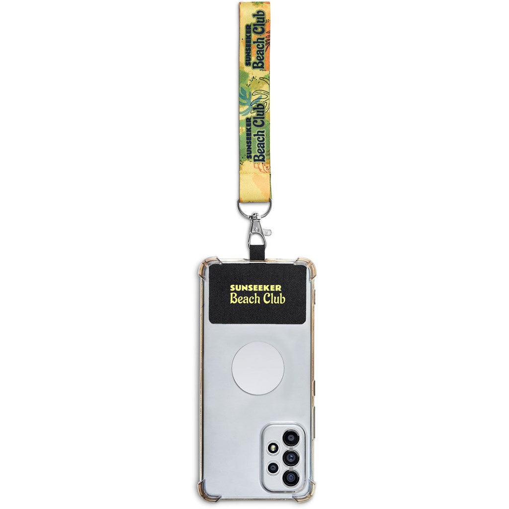 Altitude Rambler Single-Sided Sublimated Satin Wrist Phone Strap