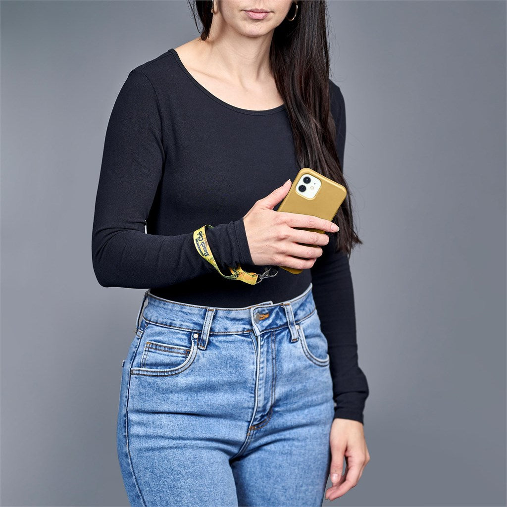 Altitude Rambler Single-Sided Sublimated Satin Wrist Phone Strap