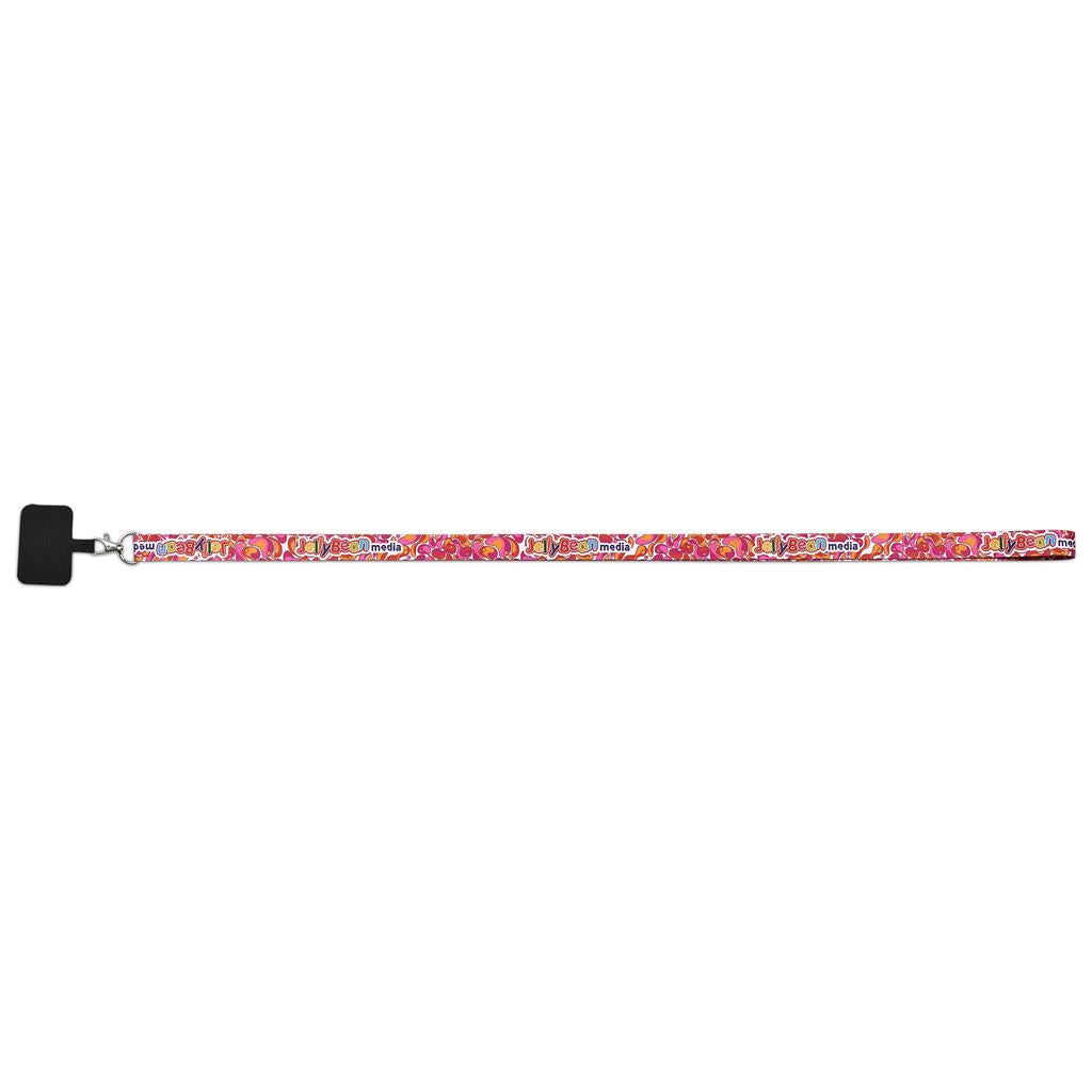 Altitude Turaco Double-Sided Sublimated Satin Crossbody Phone Strap