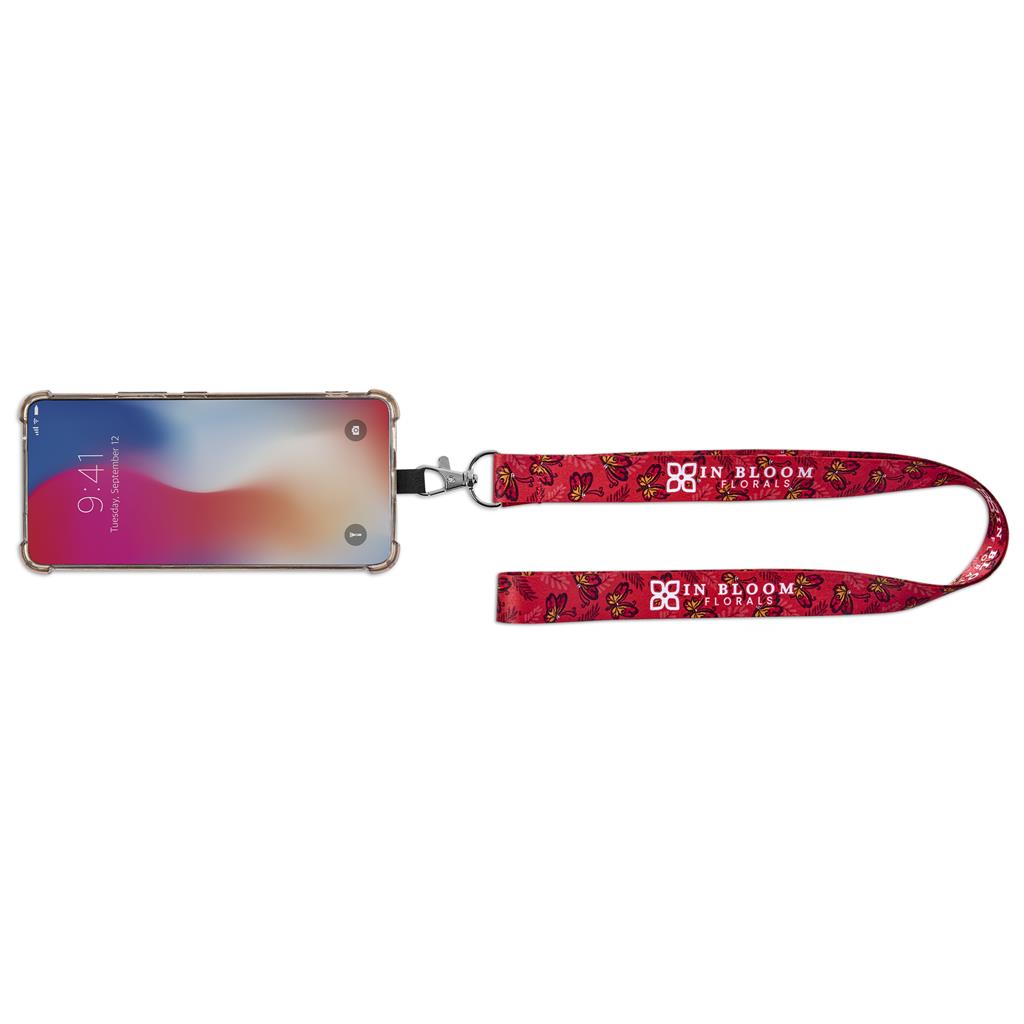 Altitude Firenze Double-Sided Sublimated Satin Phone Lanyard