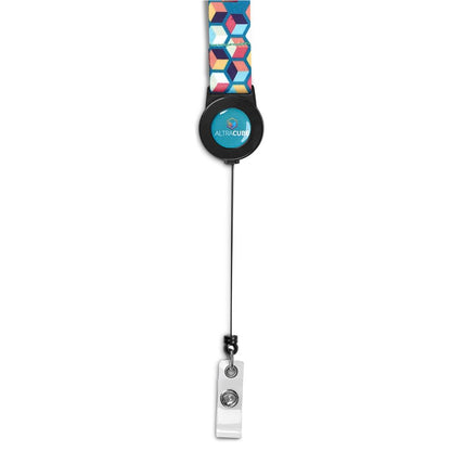 Altitude Badge Reel Single-Sided Sublimated Satin Lanyard