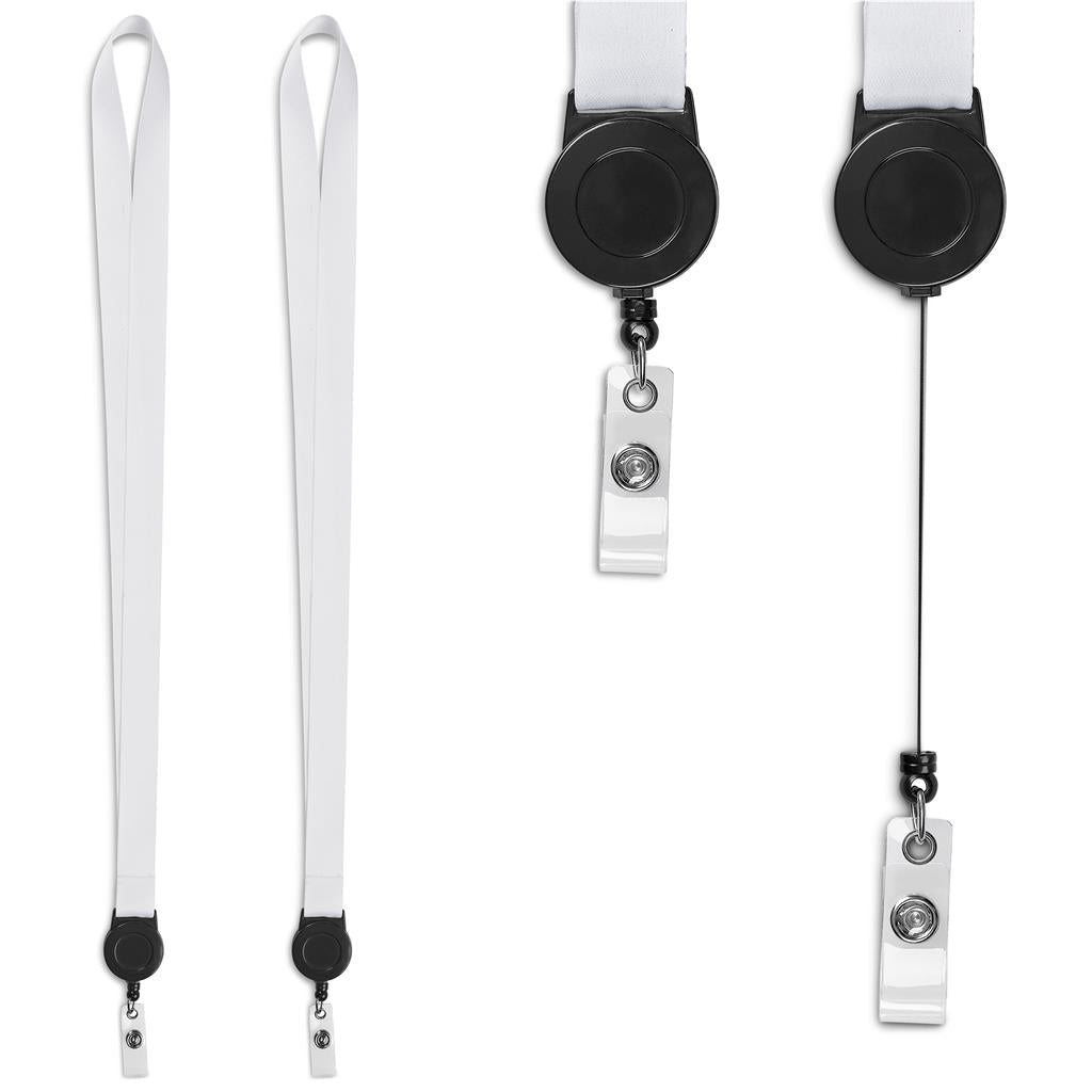 Altitude Badge Reel Single-Sided Sublimated Satin Lanyard