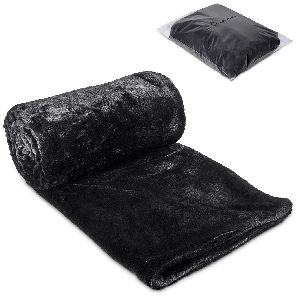 Alex Varga Palazzo Faux Fur Fleece Blanket