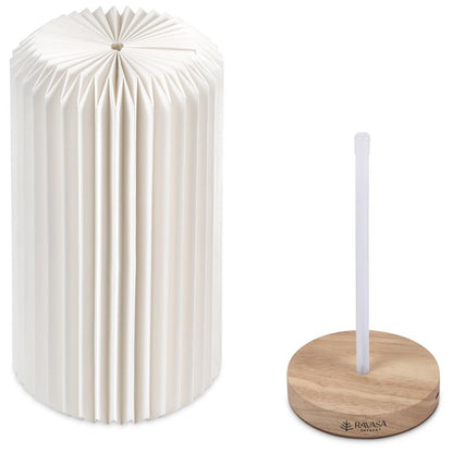 Okiyo Masumi Wood & Paper LED Lamp
