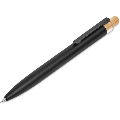 Okiyo Mimo Recycled Aluminum Ball Pen & Pencil Set - Black