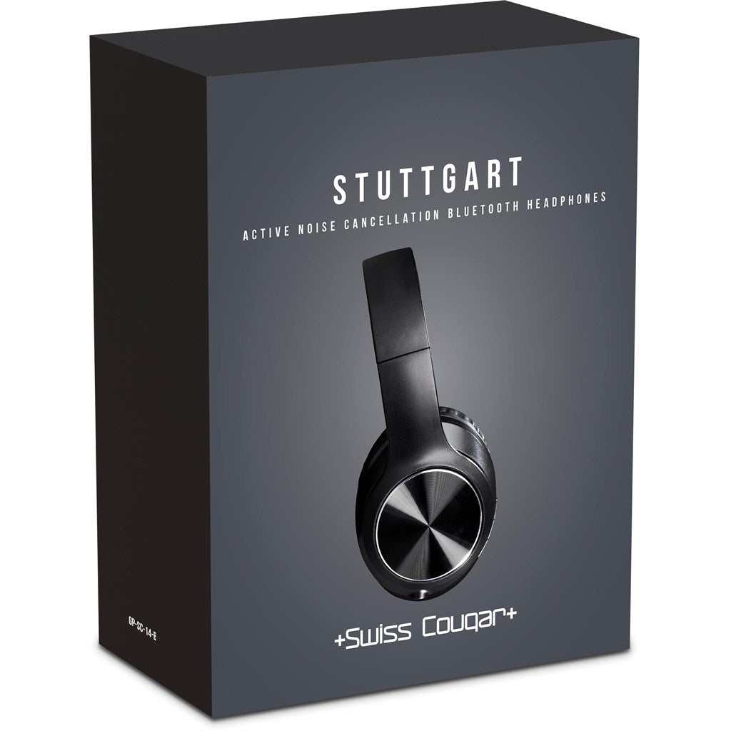 Swiss Cougar Stuttgart Active Noise-Cancelling Bluetooth Headphones
