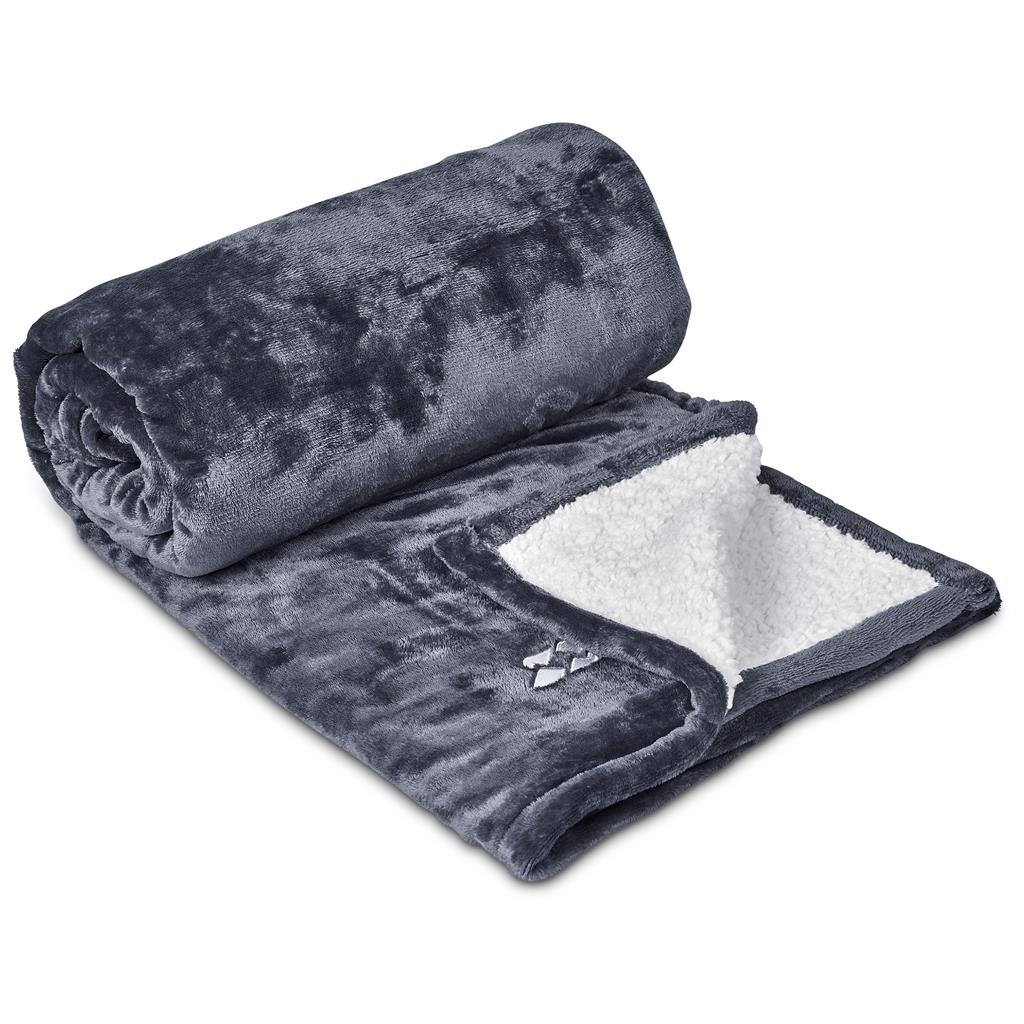 Serendipio Glacial Sherpa Fleece Blanket