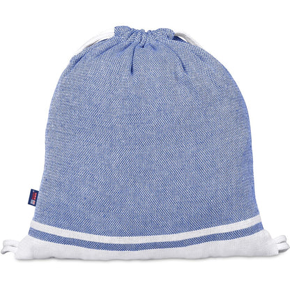 US Basic Santa Cruz Cotton-Rich Beach Towel & Drawstring Bag