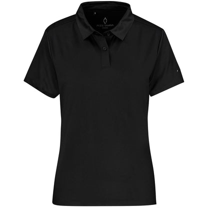 Ladies Alex Varga Questana Seamless Golf Shirt - Black