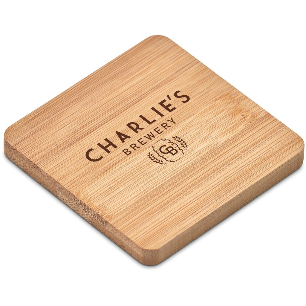Altitude Drifter Bamboo Bottle Opener Coaster
