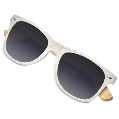 Okiyo Aoki Wheat Straw & Bamboo Sunglasses