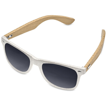 Okiyo Aoki Wheat Straw & Bamboo Sunglasses