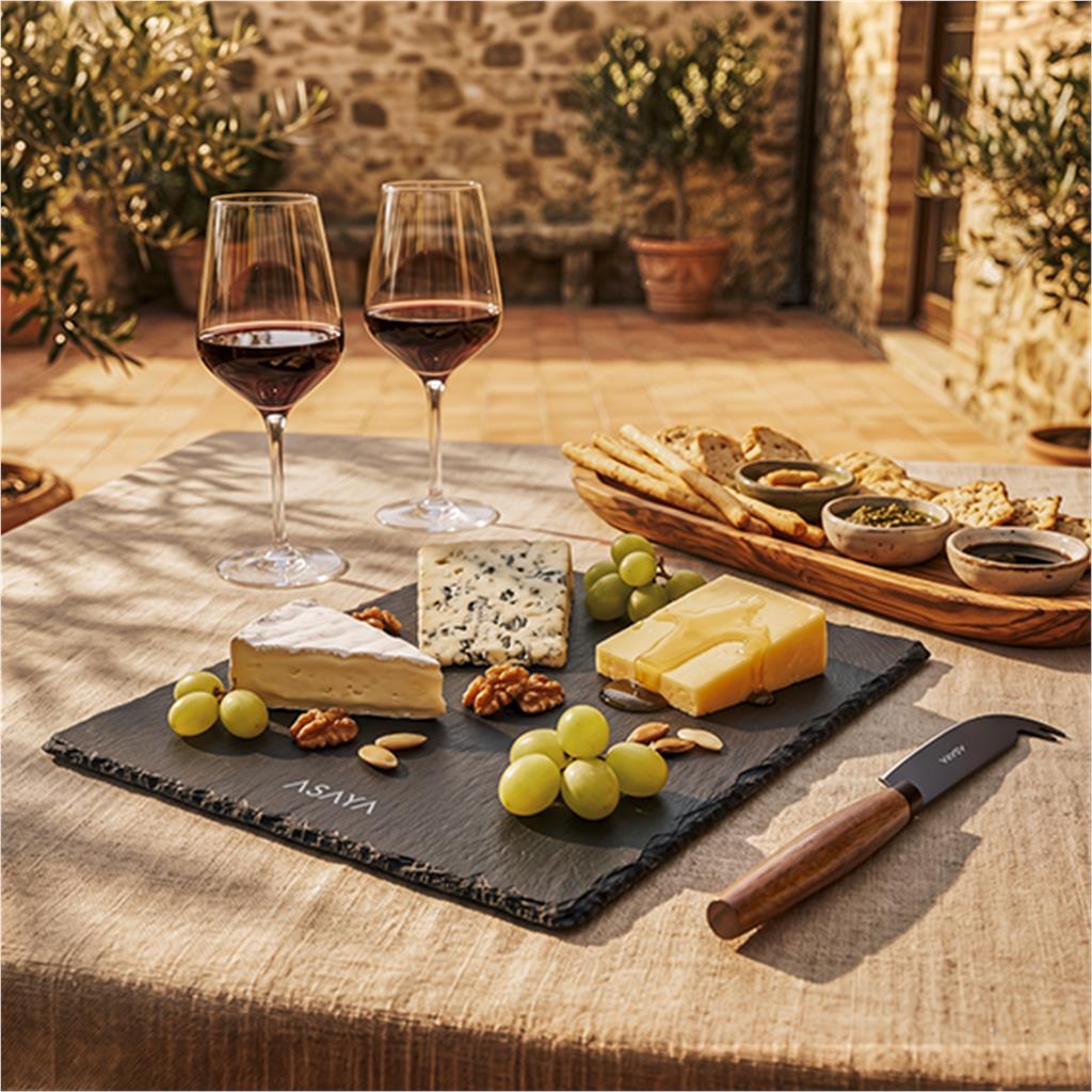 Andy Cartwright Clarens Slate Cheese Board Set