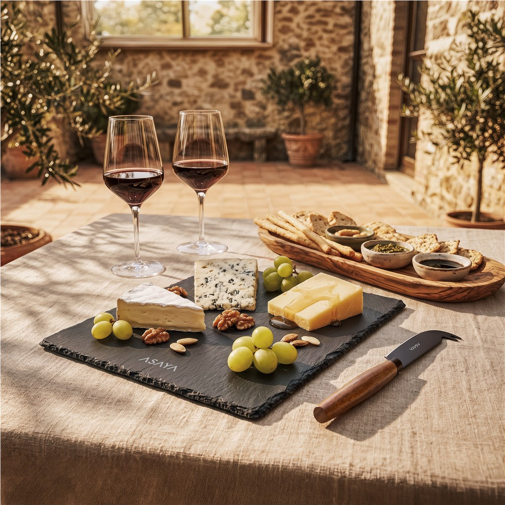 Andy Cartwright Clarens Slate Cheese Board Set