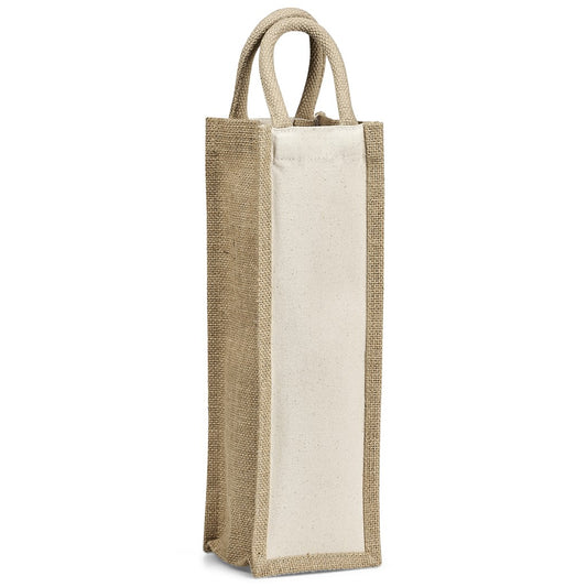 Okiyo Inshu Jute & Cotton Wine Tote