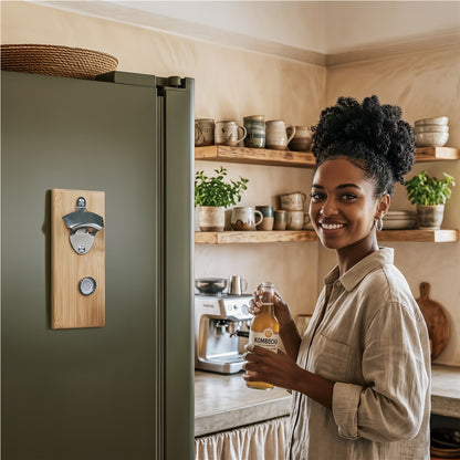 Okiyo Akeru Bamboo Fridge Bottle Opener