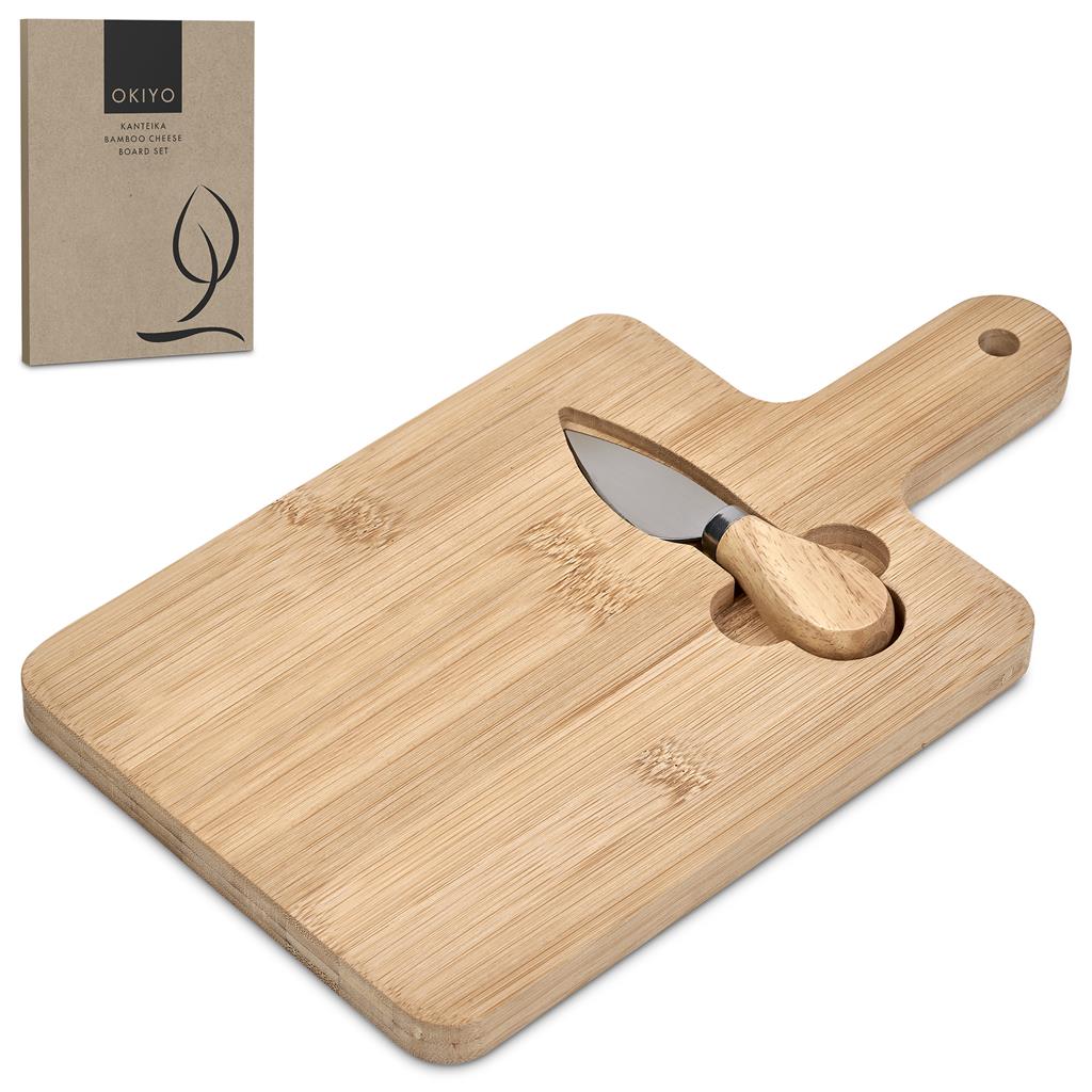 Okiyo Kanteika Bamboo Cheese Board Set