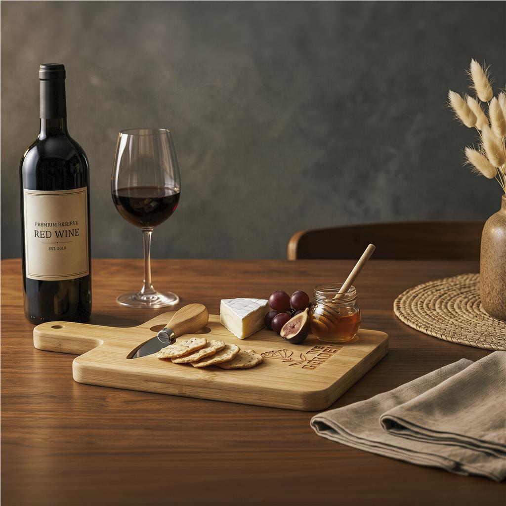 Okiyo Kanteika Bamboo Cheese Board Set