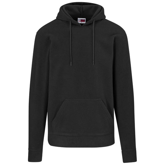 Mens Dawson Polar Fleece Hooded Sweater - Black