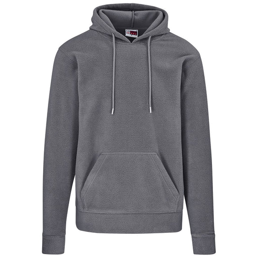 Mens Dawson Polar Fleece Hooded Sweater - Charcoal