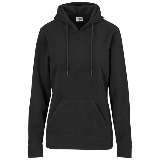 Ladies Dawson Polar Fleece Hooded Sweater - Black