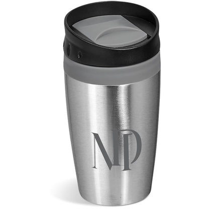 Altitude Vienna Stainless Steel & Plastic Double-Wall Tumbler - 300ml - Grey