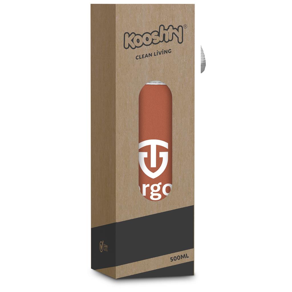 Kooshty Neo Glass Water Bottle - 500ml