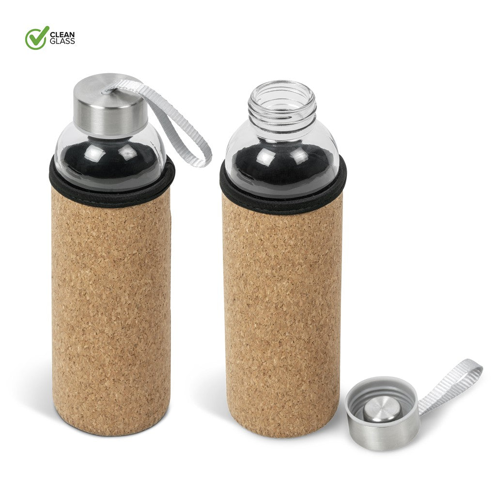 Kooshty Kork  Glass Water Bottle - 500ml