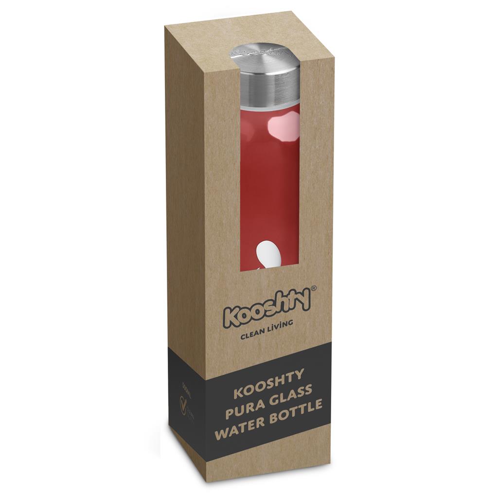 Kooshty Pura Glass Water Bottle - 500ML