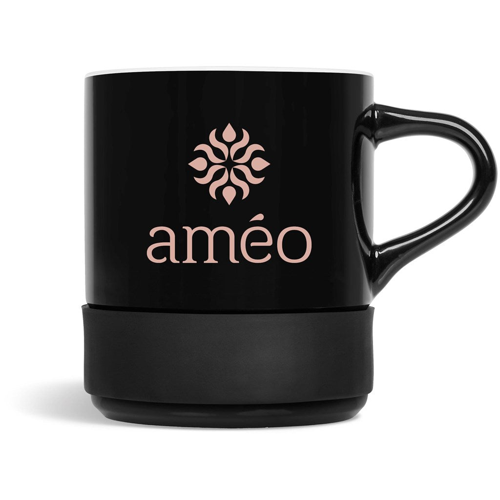 Kooshty Mixalot Ceramic Coffee Mug - 320ml - Black