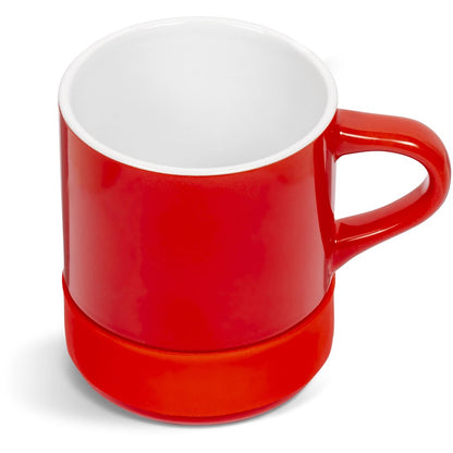Kooshty Mixalot Ceramic Coffee Mug - 320ml - Red