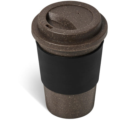 Kooshty Brown Bean Plastic Double-Wall Tumbler – 400ml